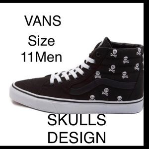 VANS  Hi Jolly Rodger Skulls Shoe 11 Men